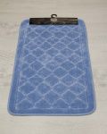 коврик для ванной Halya home Halya home blue ромбы