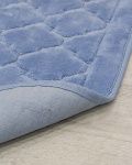 коврик для ванной Halya home Halya home blue ромбы